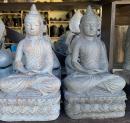 208 Buddha 40 cm na podstavci, 2 barvy