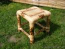 05 Bambusová stolička v. 35 cm s motivem -  VYPRODÁNO !!!
