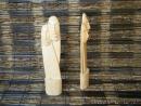 105 Muž a žena - dřevořezba krokodýlí dřevo  27 cm