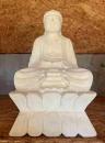 159 Buddha na podstavci, pískovec, 30 cm